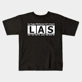 LAS Airport, Las Vegas McCarran International Airport Kids T-Shirt